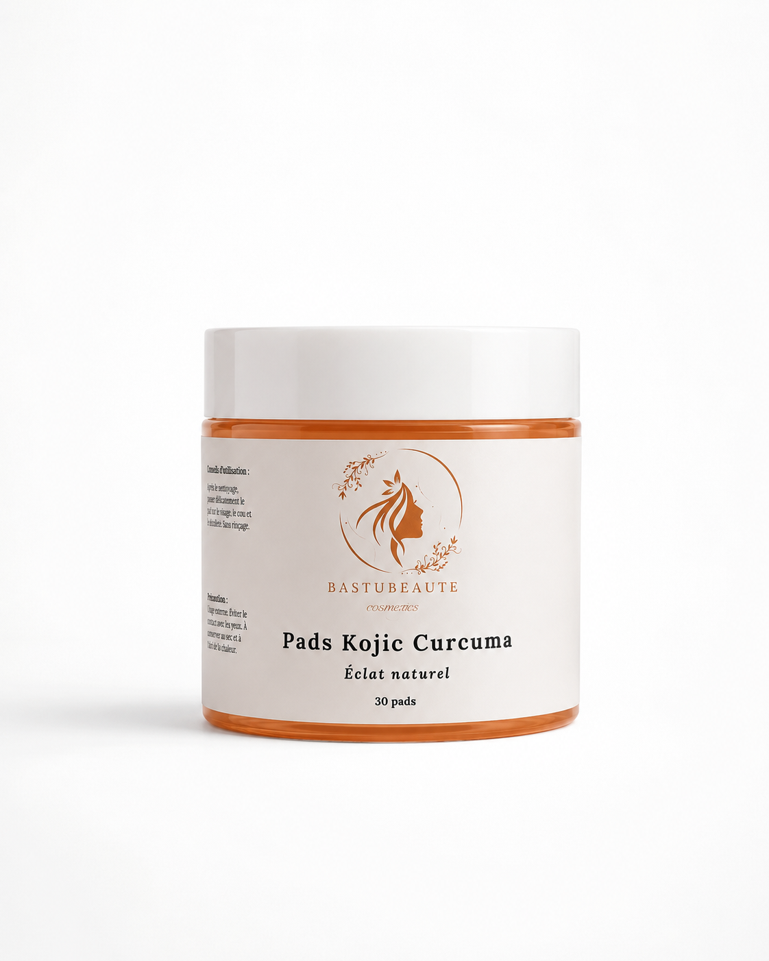 Coton pads curcuma