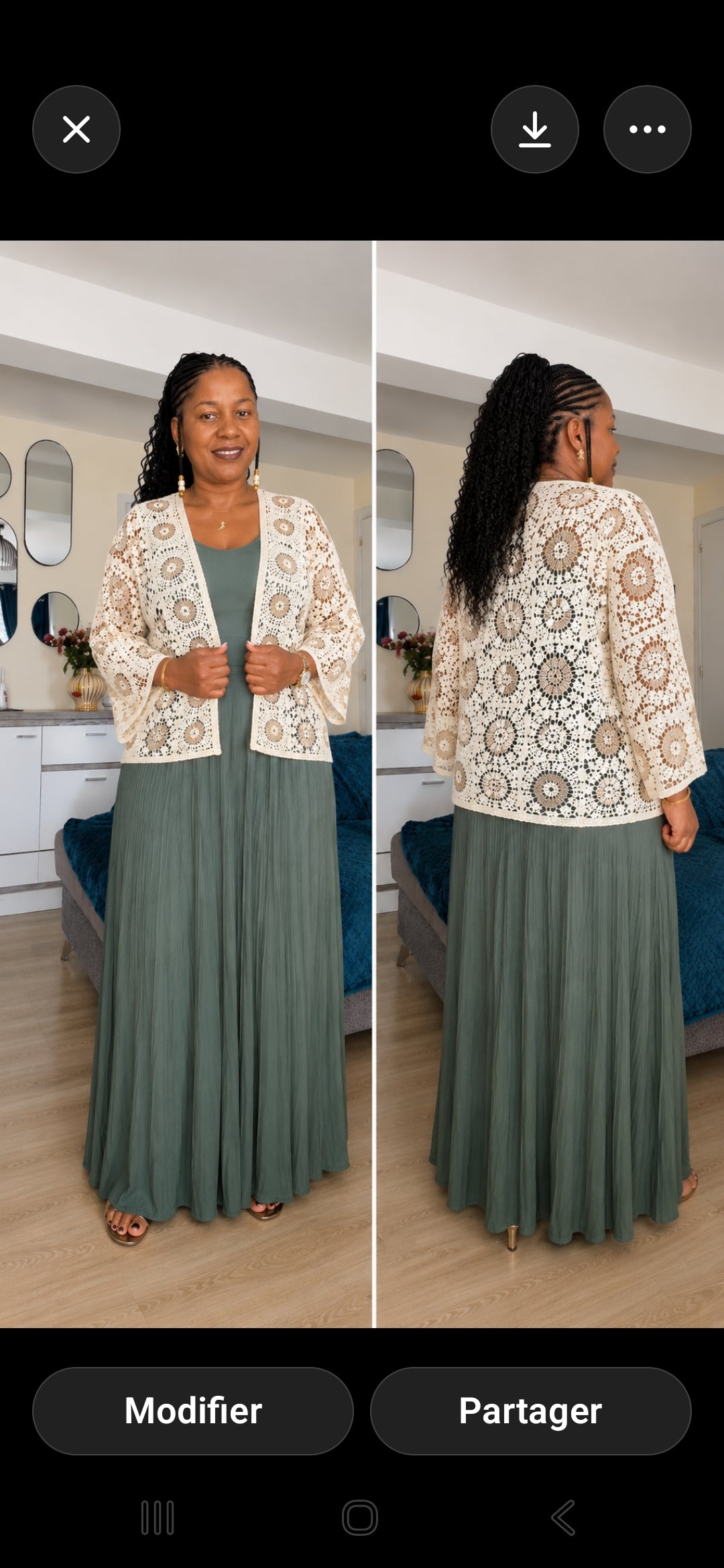 Gillet crochet