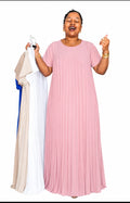 Robe plissée